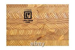 Larch Wood Canada End Grain Medium Cutting Board, Standard Line, Handcrafted