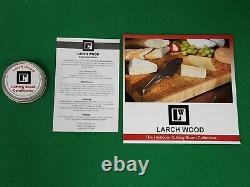 Larch wood End Curve Cutting Board small with BONUS