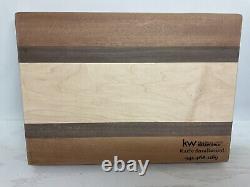 Large Custom Cutting Board 14 1/2 X 10 X 1 1/2 Handmade / Laser engraved