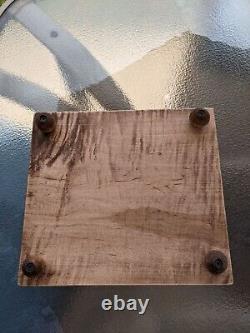 Large Handcrafted Charcuterie Board & Cutting Board made from Curly Maple