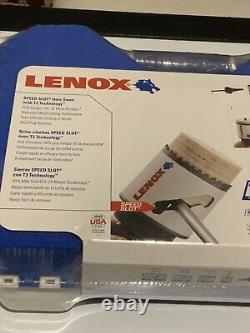 Lenox 5 Pc Contractor´s Hole Saw Kit For Wood and Metal New In Factory Case