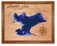 Limekiln Lake New York 3d Laser Cut Wood Lake Map. Lake House