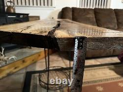 Live Edge Pecan Slab/ DIY Artistic Table Top- PLANED- Crotch Cut Wood- 59P- J&R