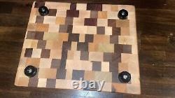 Local Wood Worker Hand Made Wood Art Small Cutting Board Multi Color