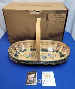 Longaberger 2011 Collector's Club Charter Member Flower Cutting Basket Set