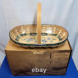 Longaberger 2011 Collector's Club Charter Member Flower Cutting Basket Set