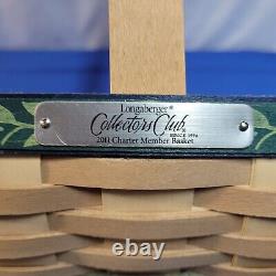 Longaberger 2011 Collector's Club Charter Member Flower Cutting Basket Set