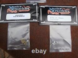 Lot of (4) Master Creations Laser-Cut Kits with (16) Brass Details NIP