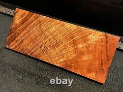 MASTER GRADE Hawaiian Curly Koa Billet Wood 15.5 x 6.25 x 0.875+