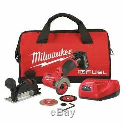 MILWAUKEE 2522-21XC M12 FUEL 12V 3 Compact Brushless Cut Off Tool/Saw Kit 1