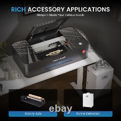 MONPORT ONYX 12×20 55W Desktop CO2 Laser Cutter Engraver Machine with Rotary Axis