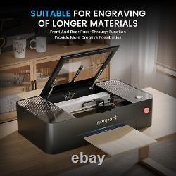 MONPORT ONYX 12×20 55W Desktop CO2 Laser Cutter Engraver Machine with Rotary Axis