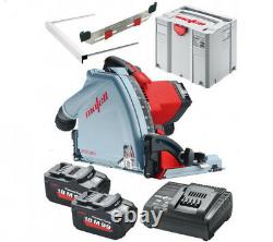Mafell MT55 18M bl 18V Cordless Plunge Cut Saw + 2 x Guide Rail + Clamps + Bag