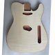 Mahogany Wood Guitar Single Cut Body With Tiger Maple Top