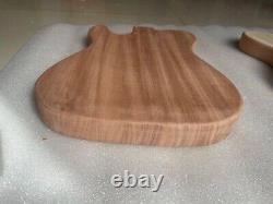 Mahogany Wood Guitar Single Cut Body with Tiger Maple Top