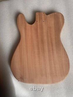 Mahogany Wood Guitar Single Cut Body with Tiger Maple Top