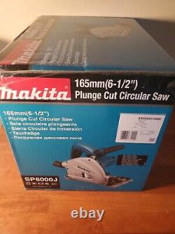 Makita SP6000J 12 Amp 6-1/2 in. Plunge Cut Circular Saw / Track Saw New In Box