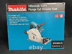 Makita SP6000J 6-1/2 Plunge Cut Circular Saw / Track Saw Kit + 55 Rail New