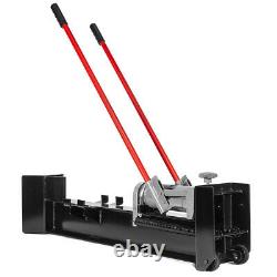 Manual Operated 12 Tons Hydraulic Log Splitter Cut Wood Cutter with 2-Wheel