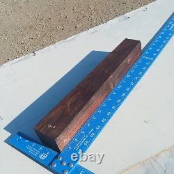 Mexican Cocobolo G1 2.5x2.5x16.25 Blank Wood for Woodworking Projects