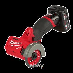 Milwaukee 2522-21XC M12 FUEL 3 in. Compact Cut Off Tool Kit NEW FREE SHIPPING
