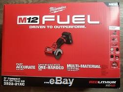 Milwaukee M12 FUEL 3 Compact Cut off Tool Kit with Accessories XC #2522-21XC