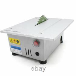 Mini Bench Top Table Saw Blade Woodworking Cutting Polishing Carving Machine US