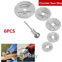 Mini Blade Set Circular Saw Disc Dremel Accessory Drill Rotary Tool Wood Cutting