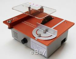 Mini DIY Table Saw Table Woodworking Cutting Machine Acrylic Wood PCB Cutter New