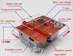 Mini DIY Table Saw Table Woodworking Cutting Machine Acrylic Wood PCB Cutter New