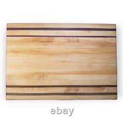 Monogramed Cutting Board by River Birch All-Natural Wood USA MADE (NC)
