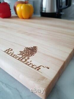 Monogramed Cutting Board by River Birch All-Natural Wood USA MADE (NC)