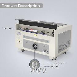 Monport 60W 16x24in Autofocus CO2 Laser Engraver Cutter w. CW5200 Water Chiller