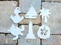 Mountain Ornaments Blank -White Finished-DIY for Bulk Craft Projects 1000 Piece