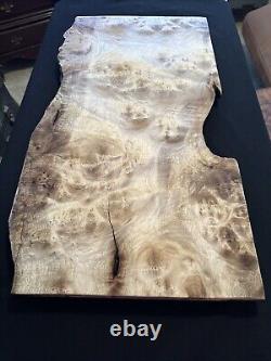 Myrtle Wood Burl, Live Edge, 30 Long, 15 Wide, 1 1/2 Thick, Dry