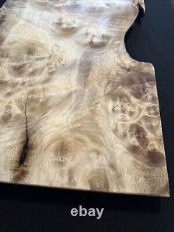 Myrtle Wood Burl, Live Edge, 30 Long, 15 Wide, 1 1/2 Thick, Dry