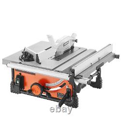 NEW 10 Table Saw Electric Cutting Machine 4500RPM 25-in Rip Capacity Woodwork
