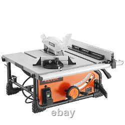 NEW 10 Table Saw Electric Cutting Machine 4500RPM 25-in Rip Capacity Woodwork