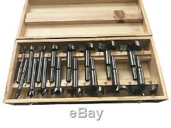 NEW 16PC FORSTNER BIT SET WithCASE WOOD HOLE FORESTNER CLEAN CUTTING FREE SHIPPING