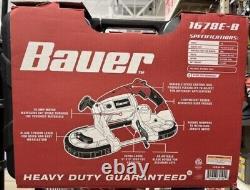 (NEW) BAUER Band Saw 10 Amp Deep Cut Variable Speed Portable Bandsaw SALE