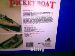 NEW Model Shipways USN Picket Boat Laser Cut Wood Model Kit 1/2 Scale #MS2261