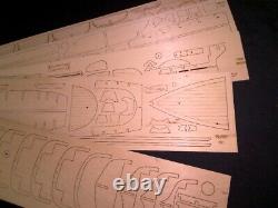 NEW Model Shipways USN Picket Boat Laser Cut Wood Model Kit 1/2 Scale #MS2261