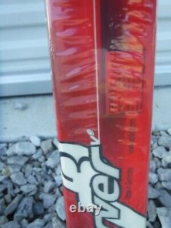 NEW (NOS) 2003 Red Volkl V3 Carver Skis 163 cm Side Cut Wood Core Energy Control