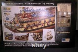 NEW OcCre Nuestra Señora del Pilar Wood Ship Sails Laser Cut 146 Scale #15001