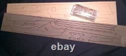 NEW OcCre Nuestra Señora del Pilar Wood Ship Sails Laser Cut 146 Scale #15001