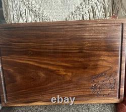 NEW TRAEGER Cutting Carving Board Walnut RARE BBQ TOOLS plus surprise gift
