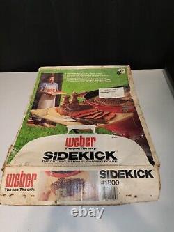 NEW Vintage Weber Kettle Sidekick Worktable Cutting Serving Board #1800