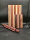 New Custom Handcrafted Natural Wood Butcher Block Cutting Board Rolling Pin Set