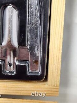 New Old Stock Master Grip Hobby Knife Set Wood Model Kit Case Cut Mat HTF-RARE