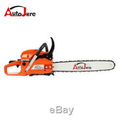 New20 2cycle gas chainsaw Gas Powered Aluminum Crankcase 52cc Wood Cut Chainsaw